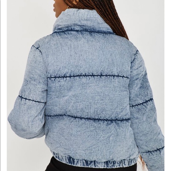 Denim Puffer Jacket from GARAGE clothing store. - Picture 2 of 5